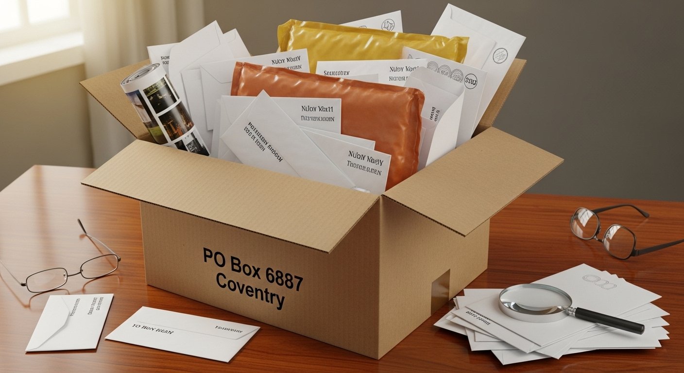 PO Box 6887 Coventry: What It Is, Why You’ve Received Mail, and What to Do Next